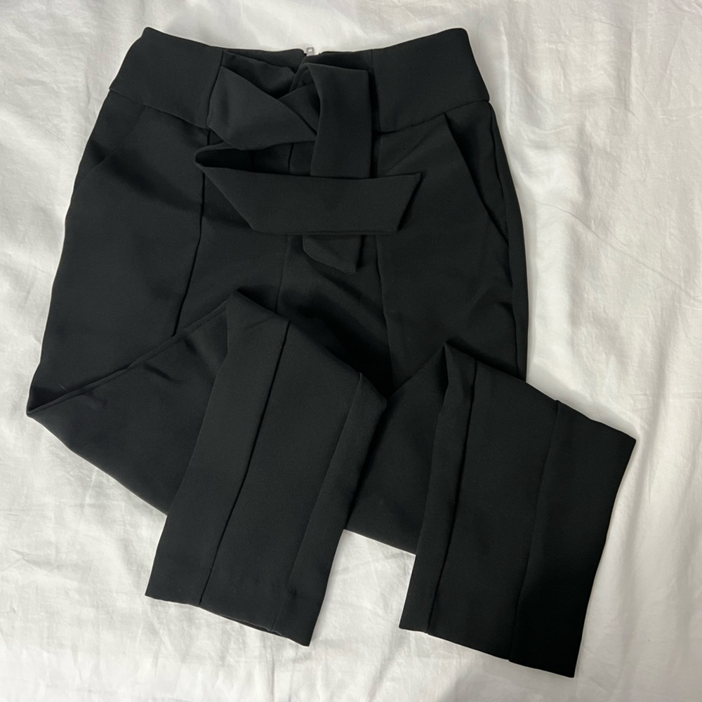 Front Tie Dress Pants